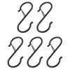 Prendre for Small Item Hat Convenient Item with General Goods Hook S-shaped Hooks, Non-slip, 5-pack, S-shaped Carabiner, Secure, Bathroom, Kitchen,