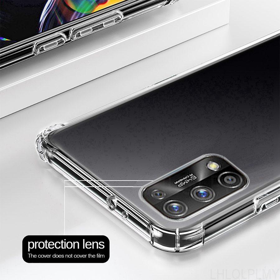 Thick Shockproof Silicone Transparent Case For Realme 14 11 9 16 Pro C85 15T OPPO Reno 15 15F A6X A5 A40 A38 A74 A94 A79 5G A38 A16 Protective Cover