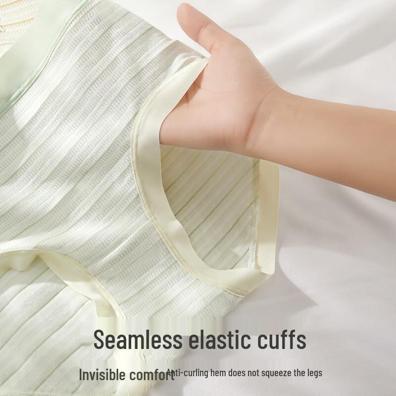 Maoren Women's 4-Pack Antibacterial Cotton Crotch Briefs