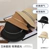 Summer New Hat Women's Sunshade Sunscreen Lafite Straw Hat Temperament Advanced Sense Bucket Hat Crimped Basin Hat
