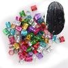 100Pcs Adjustable Dreadlocks Hair Braid Beads Cuffs Hair Decoration Wig Accessories Colorful