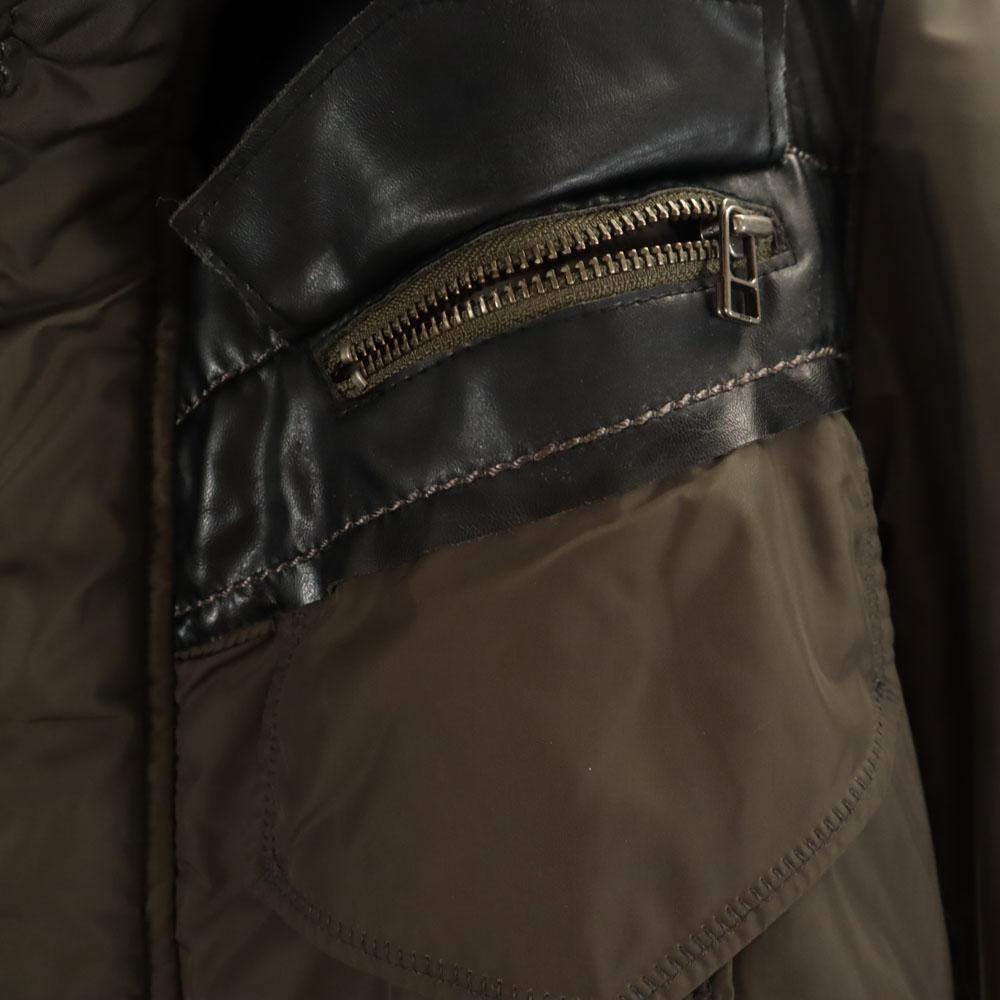 MARITHE + FRANCOIS GIRBAUD Down Coat L Khaki Men's Used