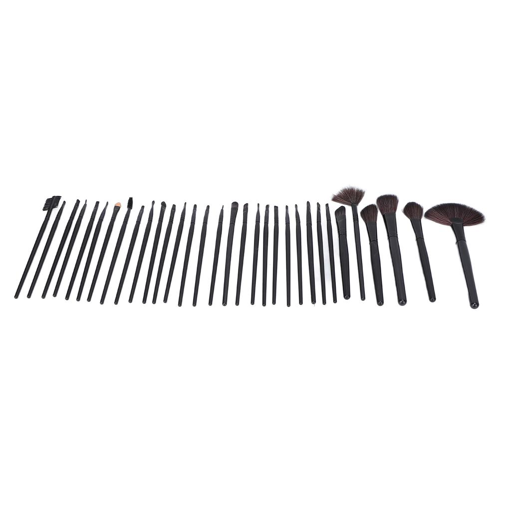 32pcs Complete Makeup Brush Set Face Powder Brush Eyeshadow Brush Beauty Tool Black