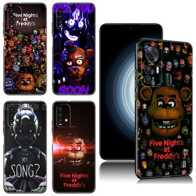 Fünf-Nächte-Im-Freddys Schwarz Telefon Fall Für Xiaomi Redmi 7A 8A 9A 10A 11A 9C 10C 12C 13C 11 Prime A1 A2 Plus 12 4G Hinweis 9T 12R