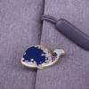 Cute Little Whale Brooch Cartoon Animal Pin Badge