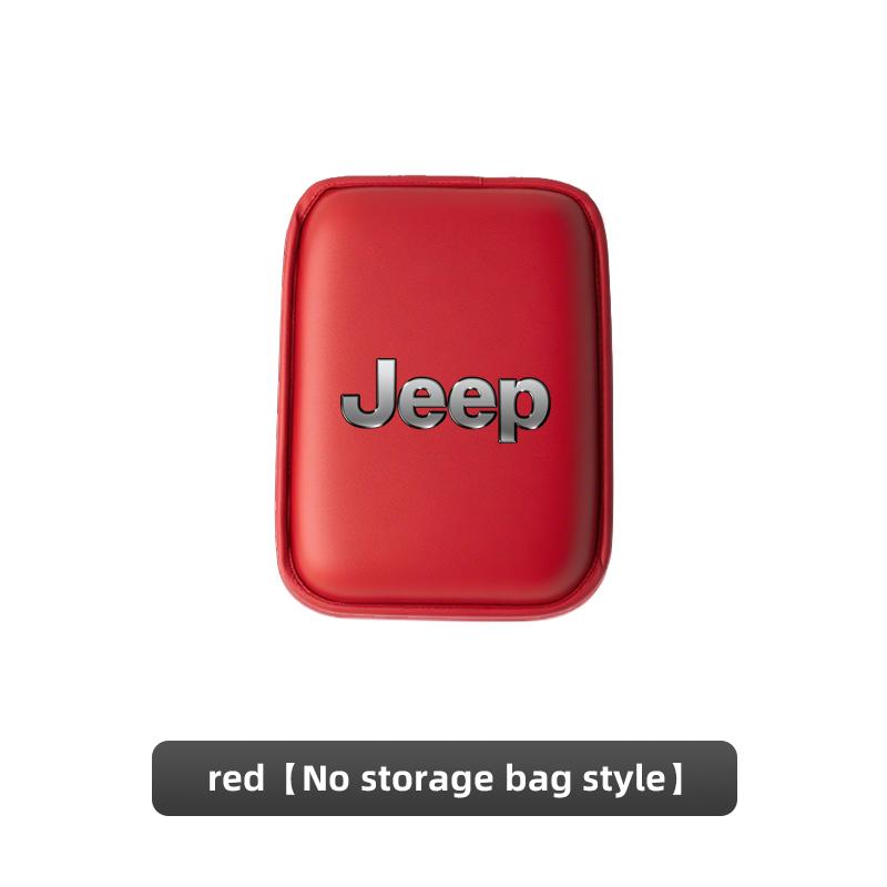 Car Armrest Mat Center Console Leather Protection Cushion For Jeep Renegade Compass Grand Cherokee Wrangler Jk Gladiator Patriot
