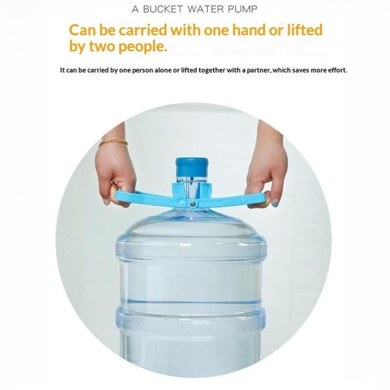 Heavy Duty Plastic Water Bucket Handle Labor Saving Portable Pail Grip Lifter for Household Cleaning Fishing Camping