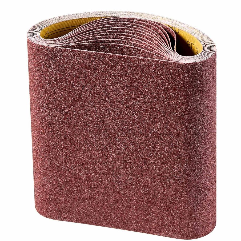 Sanding Belts, 202mm x 485mm Belt Sander Sanding Belts, 12PCS 80 Grit Aluminum Oxide for Woodworking, Steel, Aluminum, Non-Ferrous Metals