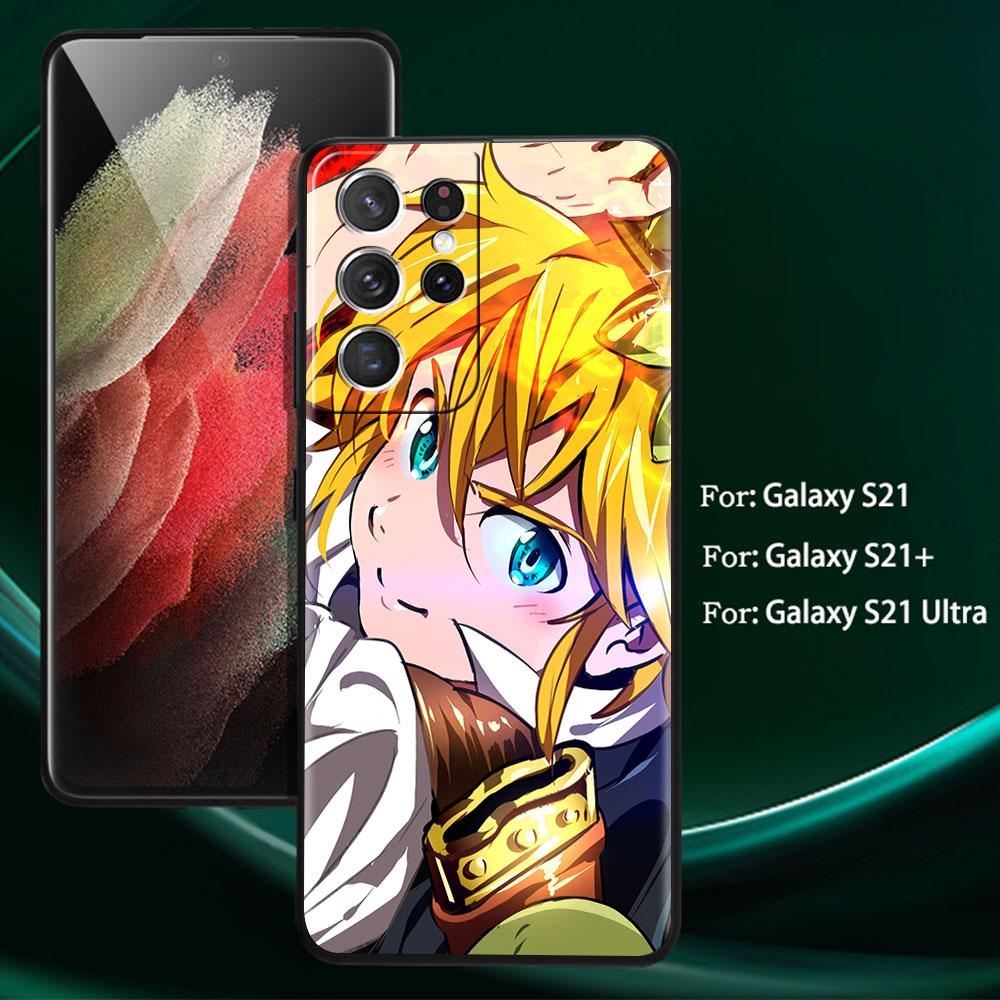 Bumper Case For Samsung Galaxy S22 Ultra S21 FE S20 Plus S10 Lite Phone Cover S10e S9 S8 S7 Silicone Funda The Seven Deadly Sins