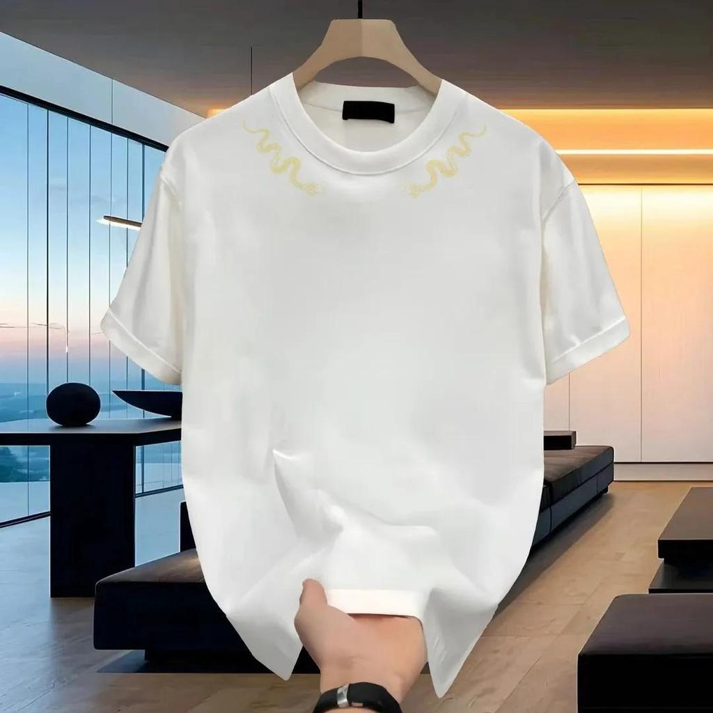 Summer Men Women Round Neck Short Sleeve Print T Shirt Breathable Sport Tops