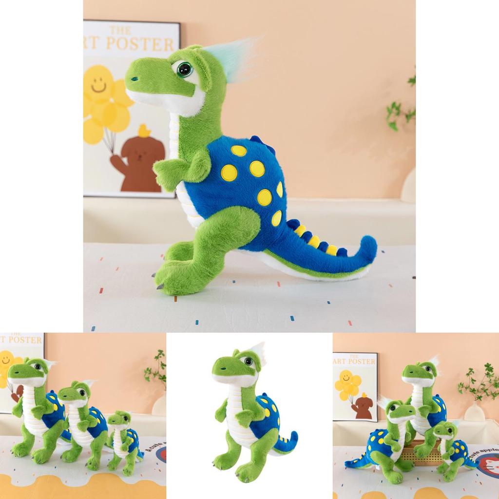 Dinosaur Plush Toy With Short Pile Fabric And Large Eyes For Kids And Collectors