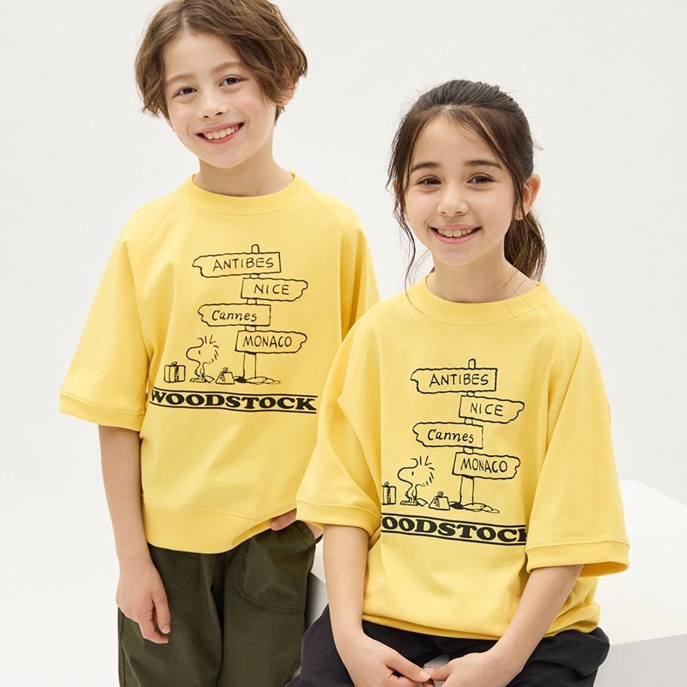 

Толстовка унисекс GU by Uniqlo KIDS, рукав 5 минут, ореховый 2