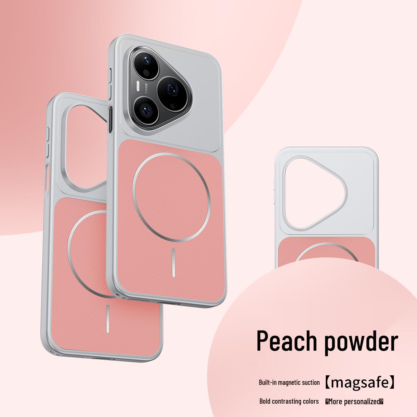 Compatible with Huawei Pura90 Pro Magnetic Phone Case, Diamond Pattern with Leather, Hard Edge, Hollowed-out Lens Huawei Pura90