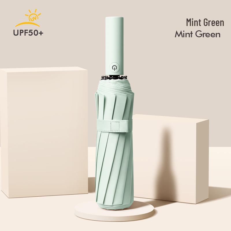 60-Bone High-End Automatic Folding Dual-Use Umbrella, Anti-Rebound, Sunshade for Men & Women