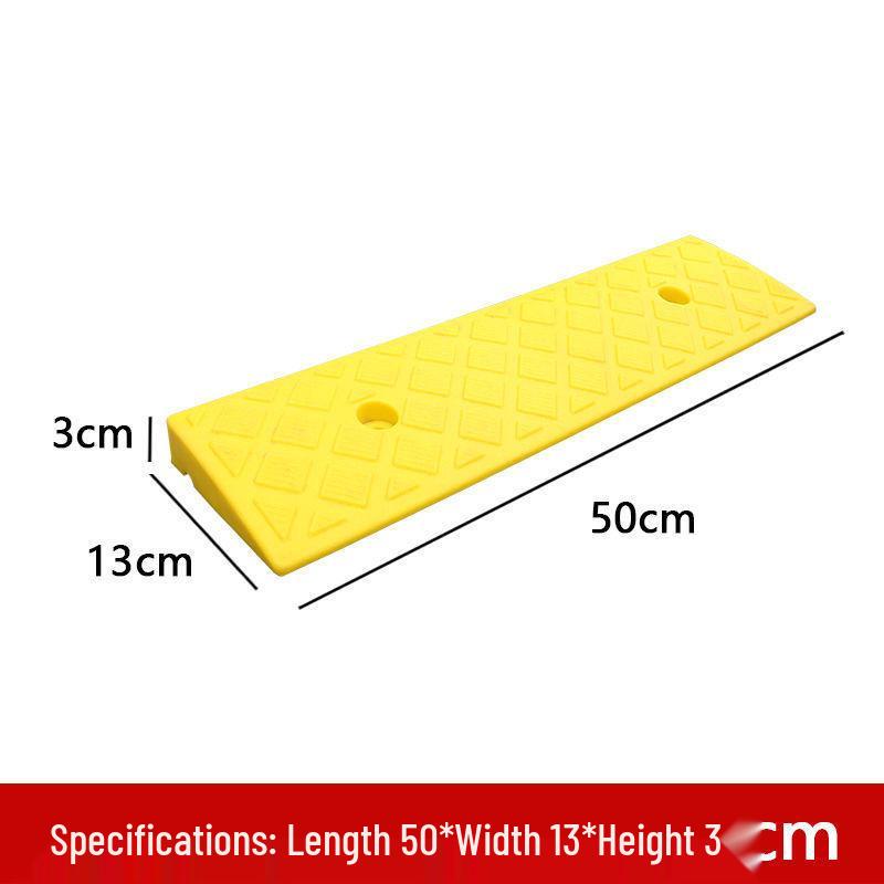 

Household Road Curb Ramp: Car Uphill Threshold Speed Bump Pad