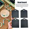 Bead Holder with Sliding Dividers 4Pcs Counting Tray for Jewelry Making Plastic Sorting Board Creative Organizer On The Go 3/4/6/8mm Beads Divider