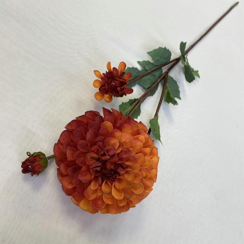 Fushou Dahlia Artificial Flower For Home Decor And Photography Props