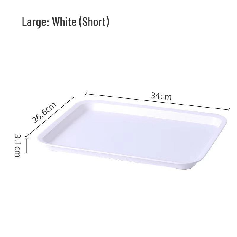Rectangular Ins Style Plastic Tray for Tea, Water, and Fruit Cups