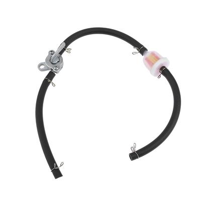 Fuel Hose Inline Filter Pipe Petcock Tank Switch Black Fuel Switch Oil Pipe Set Equipment for Pit Dirt Bike ATV Motorcycle SUV