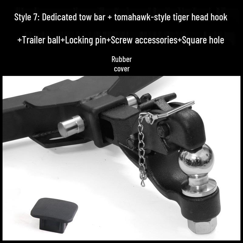 Compatible Tow Hooks and Tow Bar for Roewe RX5, RX8, and W5 Models (Rear)