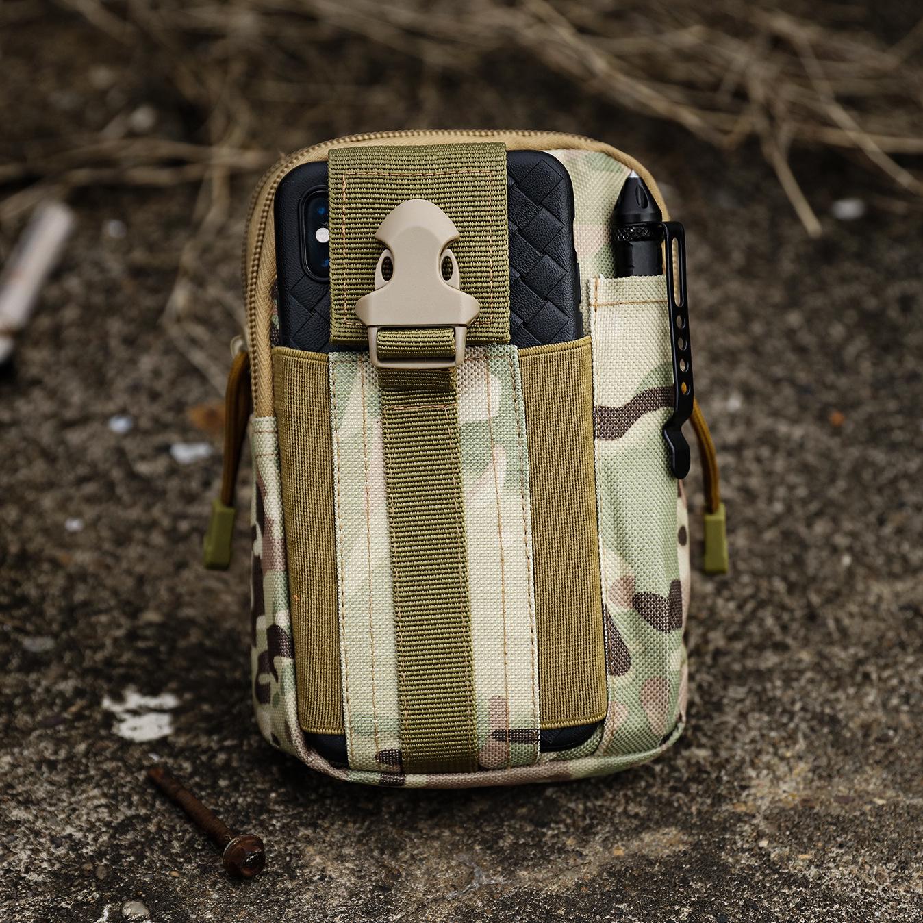 

Чоловіча водонепроникна тактична поясна сумка для телефонів 5,5/6 дюймів - багатофункціональна поясна сумка для бігу на свіжому повітрі 6.5 inch