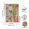 Diamond Painting Kit.full Diamond Round Mosaic Abstract Flower Rabbit Mushroom Handmade.home Decoration Gift