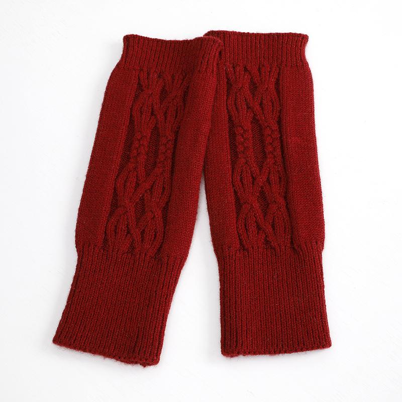 Women's Cable Knitted Soft Fingerless Gloves Warm Autumn Winter Gloves Fashion Knitted Half Finger Gloves Casual Outdoor Gloves