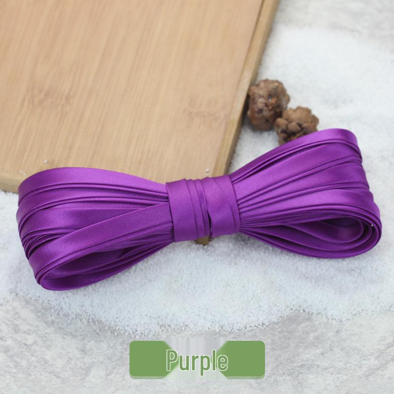 Hengmeihe 0.85cm Satin Cheongsam Hemming Strip: Solid Color, Imitation Silk, Non-Iron Accessories for Women