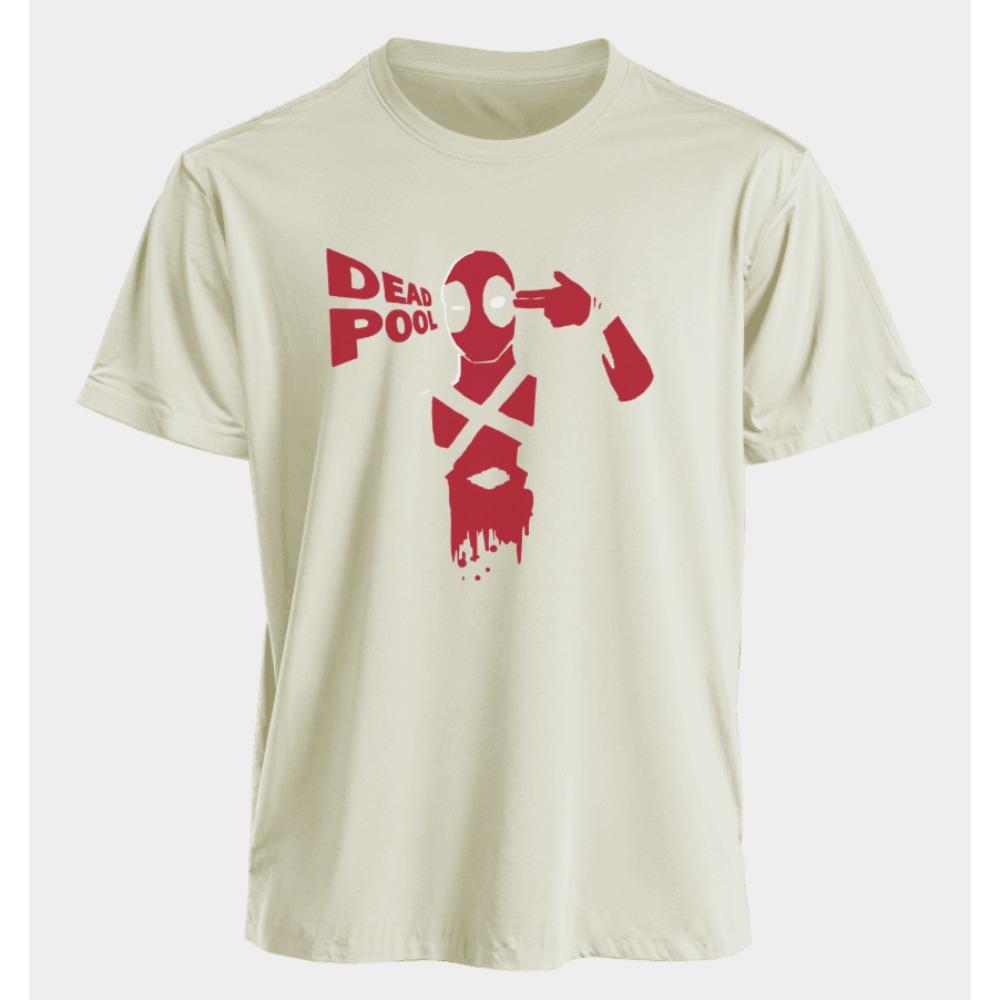 Men's and Women's T-shirts Deadpool Summer American Spring and Autumn New Classic Oversized Sporty Style Short-sleeved