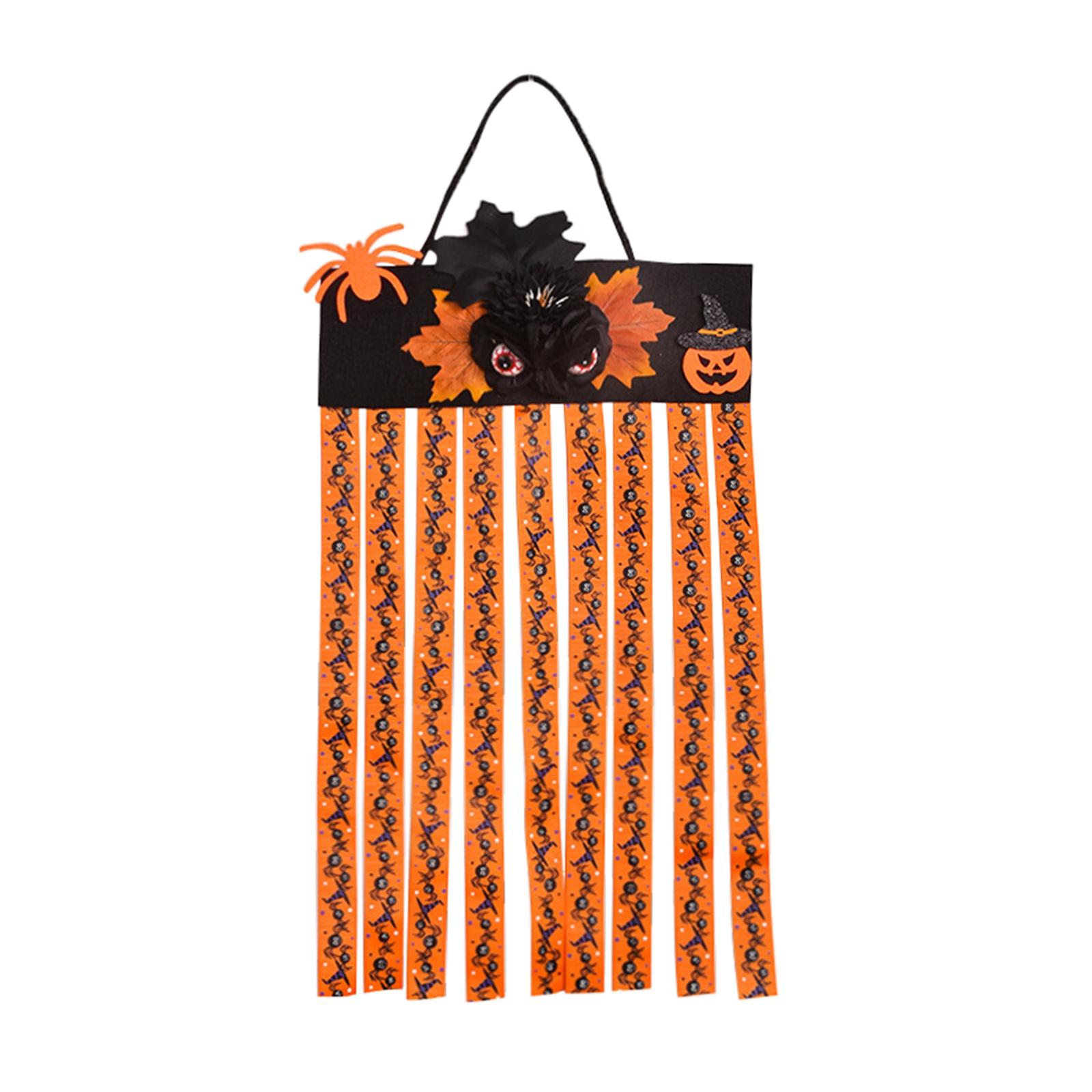 

Halloween Party Decorations,Fringe Curtains,Halloween Party Supplies Haunted House Decor One Size оранжевый