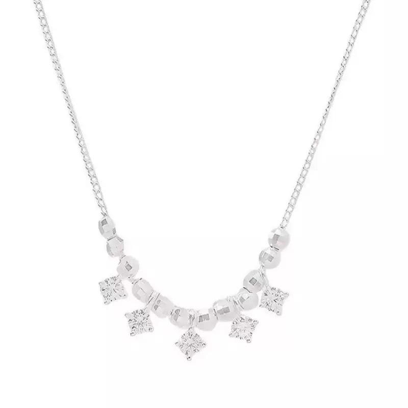 A Niche Exquisite Sparkling Tassel Necklace for Women with A High-end Feel, Light Luxury and Versatile Collarbone Chain, Giving It To Your Best Friend