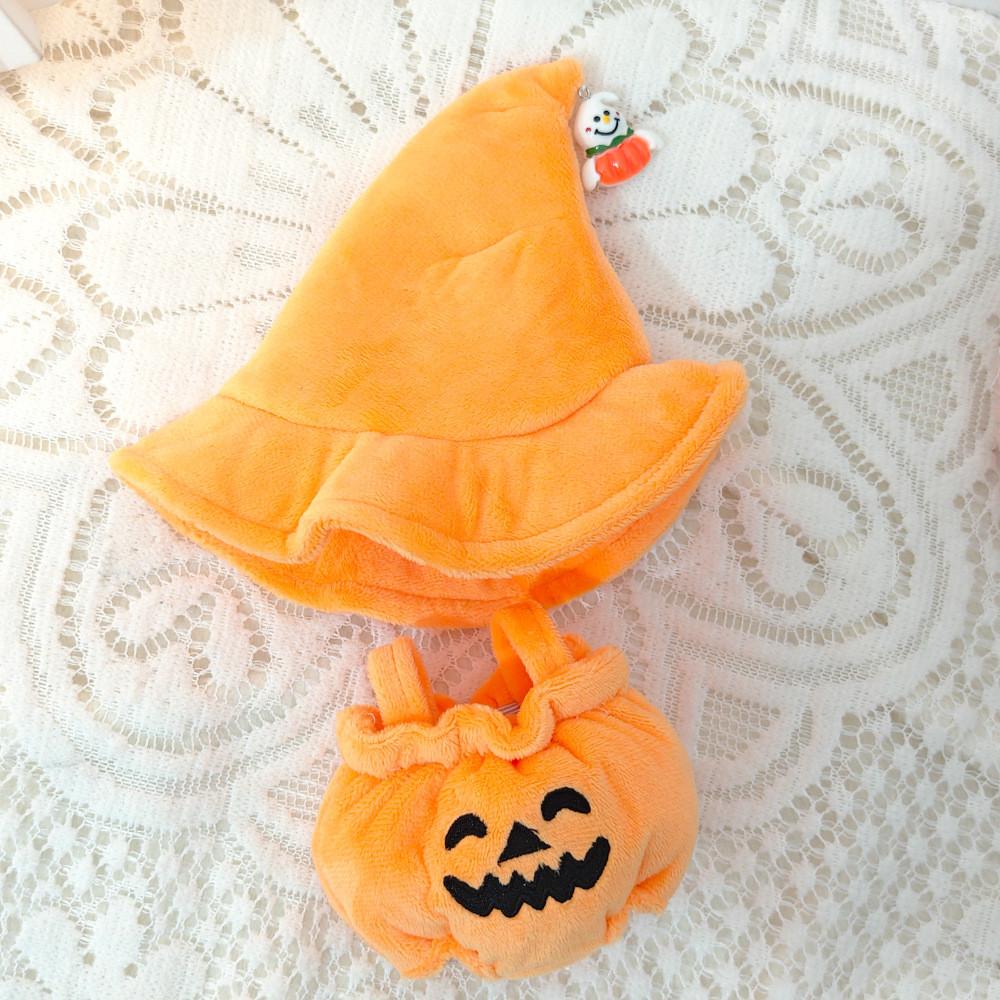 Macaron 17cm 15cm Plush Doll Accessories Clothes Hat Halloween Shoes