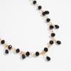 Red Crystal Bead Chain Tassel Drop Crystal Collar New Party Jewelry  Night Event