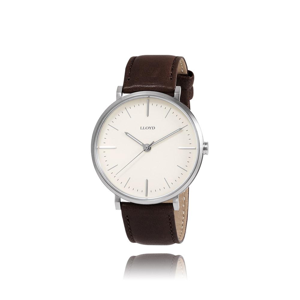

LLOYD Lmate Коричневые мужские кожаные часы 38 мм LL1G22604MSR