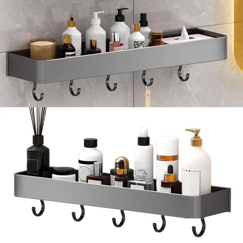 Estantes de Almacenamiento de Pared para Espacio de Baño Estante de Almacenamiento para Ducha de Aluminio Baño Flotante