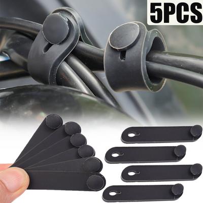 Câble d'embrayage universel pour moto, fixation de câble, sangle de tension, boucle de rangement pour câble de données, fixation de cadre en caoutchouc, accessoires de voiture