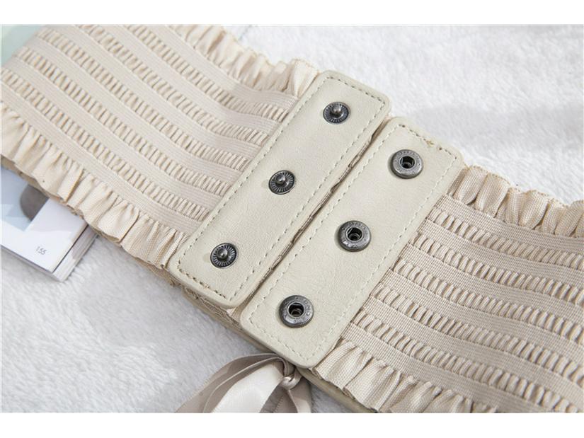 Women's Tassel Tie Slimming Lace Waist Belt