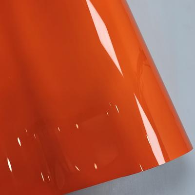 Vinilo adhesivo para coche, envoltura de vinilo automotriz de color naranja ardiente de alto brillo, pegatinas de personalización de automóviles, calcomanías de cubierta de película para motocicleta