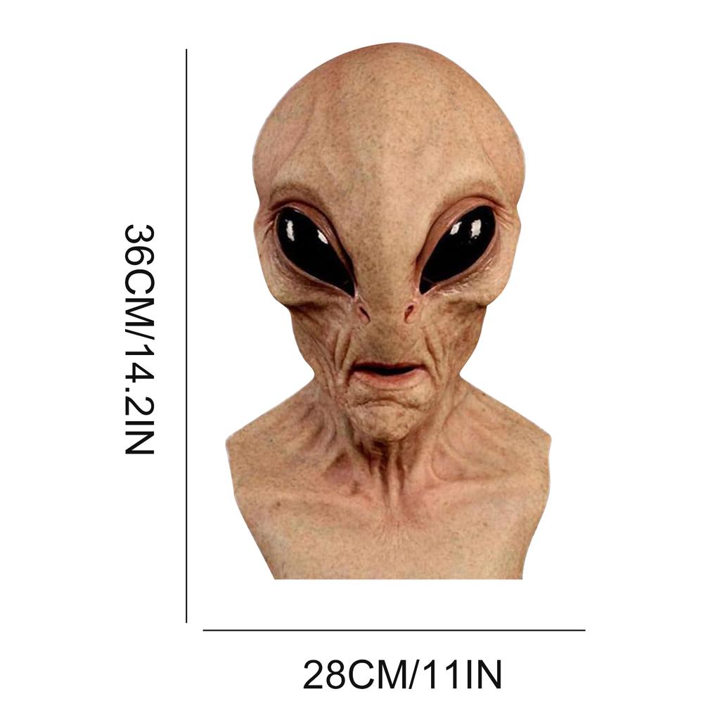 Alien Funny Mask Latex Full Head Realistic Masks Realistic Creepy Halloween Masks for Adults