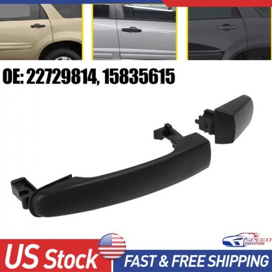 

Exterior Door Handle Front Rear Left Right Side Black For 2005-12 Chevy Equinox