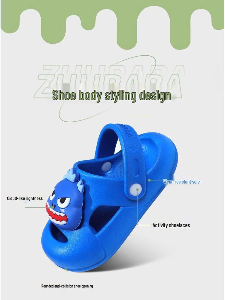 Summer Cartoon Cute Girls' Slippers, Non-Slip Soft Sole for Indoor/Bath Use