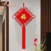 2025 Large Chinese Knot Pendant with Fu Character - Housewarming and New Year Hanging Ornament for Living Room and Entrance Hall.
