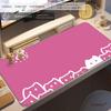 HYBXAXC Office Game Cute cat Mouse Pad Large Square Computer Table Mats Rubber Anti-slip Mousepads Small Decor Desk Pads playmat