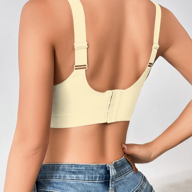 Women Wireless Comfortable Push Up Seamless Breathable Back Beauty Sports Bra