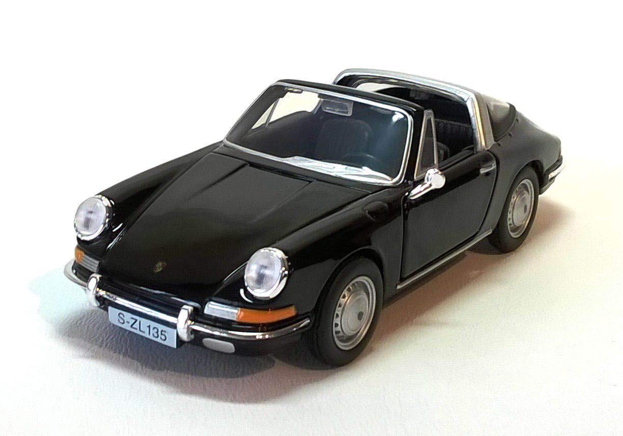 

Мини-автомобиль Burago Porsche 911 Targa Convertible TARGA SPIDER 1967 1/32 (черный) [Элемент]