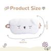 3D Cute Breathable Eye Mask Made from Natural Silk and Plush