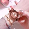Magnetic Mesh Belt Roman Series Starry Sky Watch Female