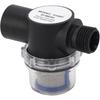 1/2 In. Water Pump Strainer 14, Effective Filtration, Easy To Install, Female Threaded Inline Filter, Plastic Construction for Oil System