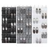 Over-the-Door Shoe Organizer 35 Pockets Mesh Breathable Storage Bag Hanging Shoe Storage Bag with Hooks for Door Closet Dorm Room