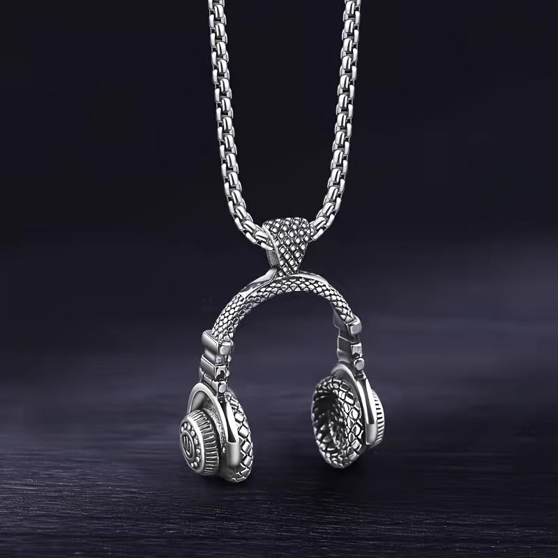 Musik Kopfhörer Halskette Anhänger
